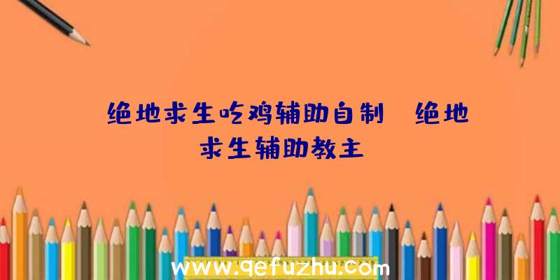 「绝地求生吃鸡辅助自制」|绝地求生辅助教主